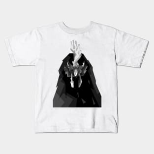 chicken grayscale pop art Kids T-Shirt